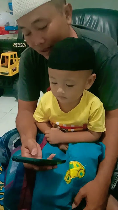 lagi ngaji sama Papa ❤️