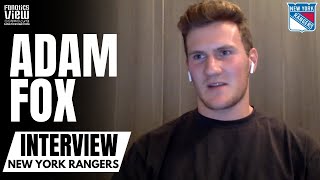 Adam Fox Reacts to Winning Norris Trophy as NHL’s Top Defensemen | NEW YORK RANGERS