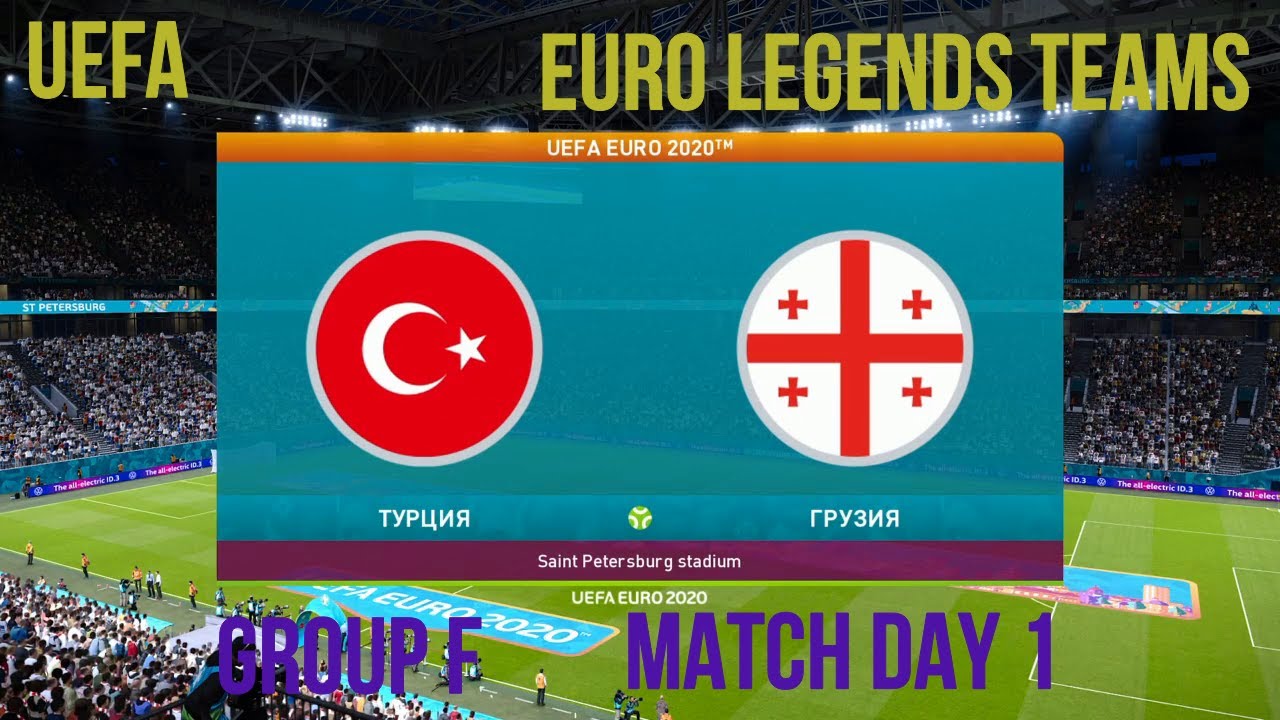 PES 2021 UEFA Euro Legends Teams Turkey  Georgia