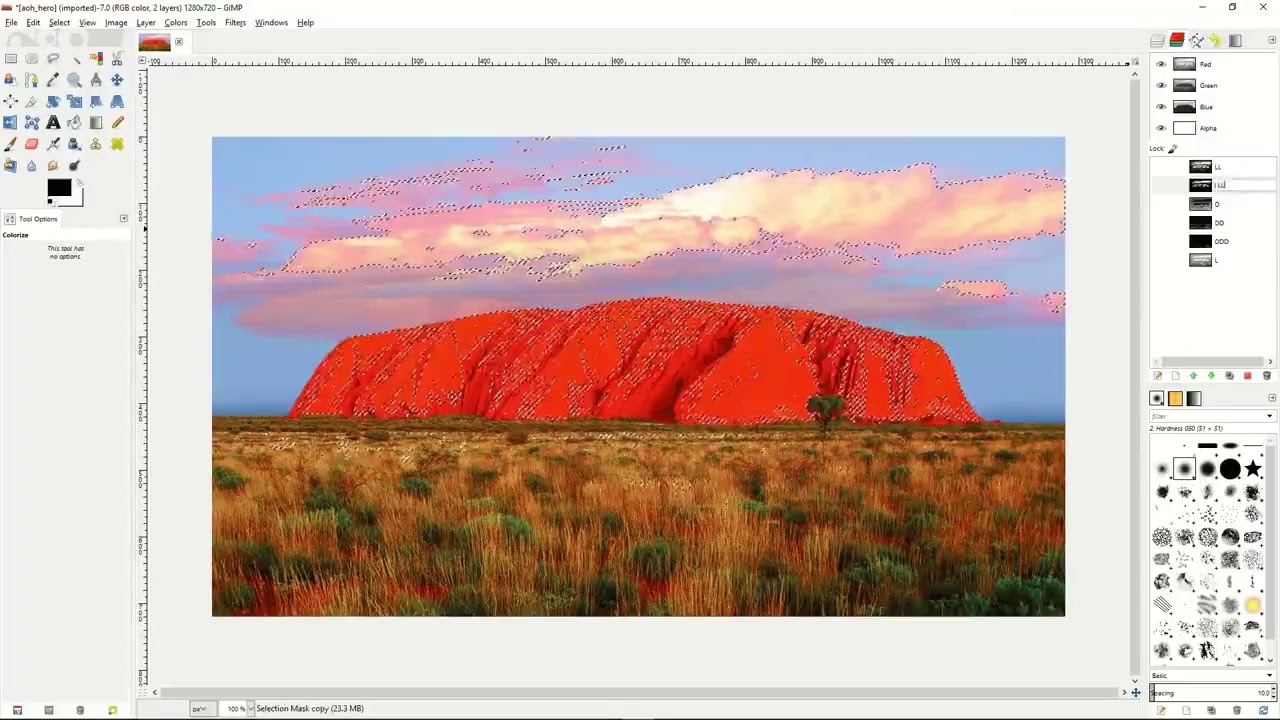 Как создать маску яркости? Учебник GMP для начинающих | Маски яркости