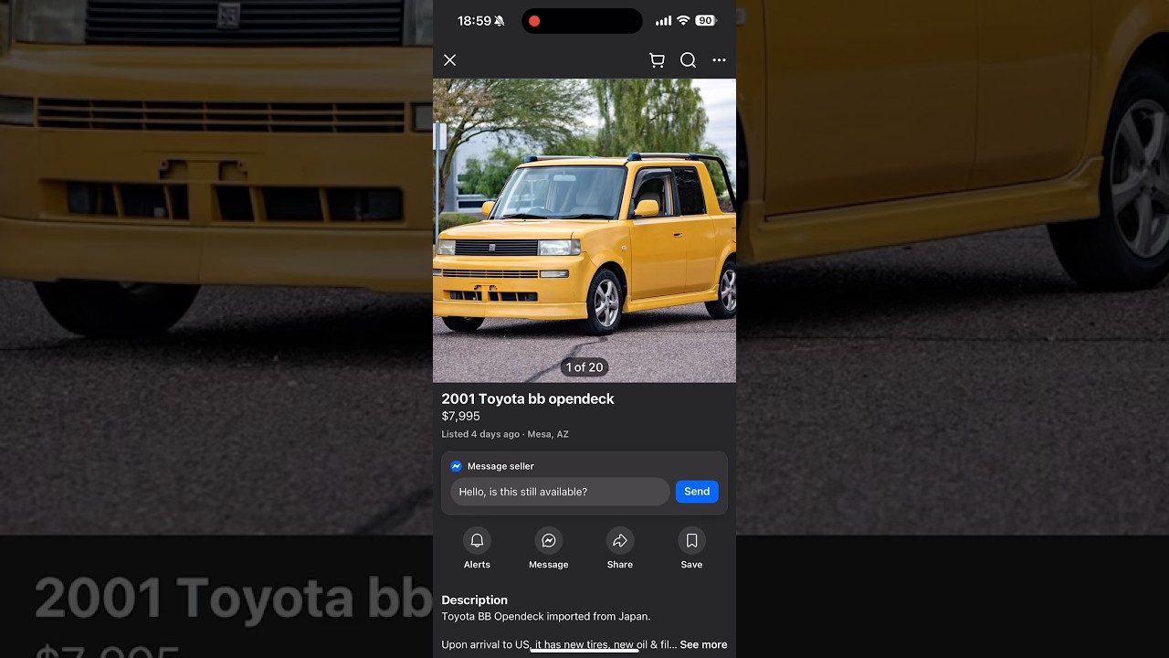 The weirdest car to import. The roster with a truck bed 