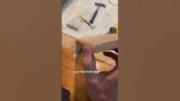 How to make a Custom Floor Transition #flooring #diy #finishcarpentry