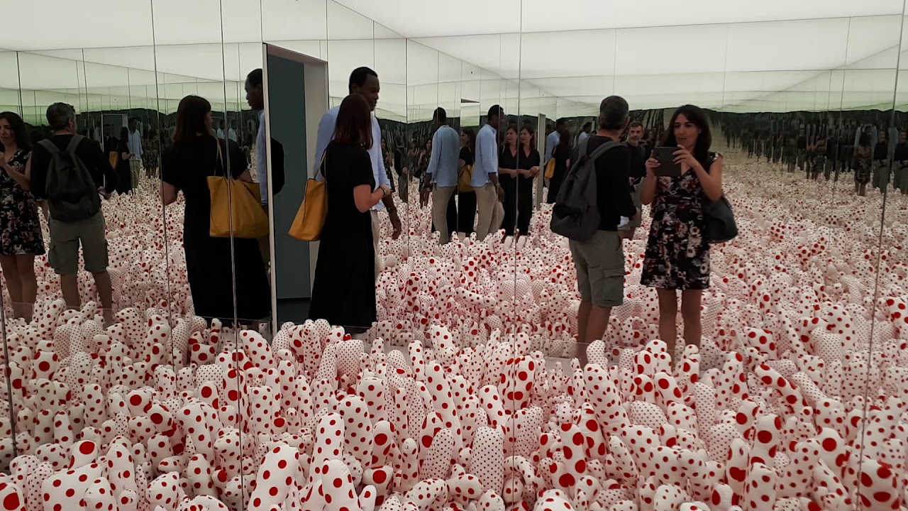 Paris day-by-day - Yayoi Kusama @ Foundation Louis Vuitton - YouTube