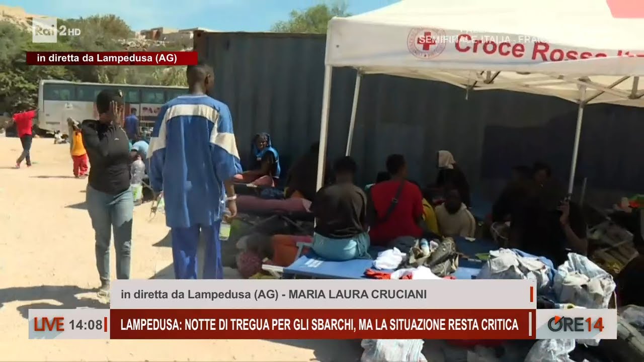 Lampedusa: notte di tregua per gli sbarchi - Ore 14 14/09/2023