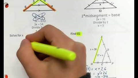 Unit 4.2 Triangle Proportionality and Midsegment