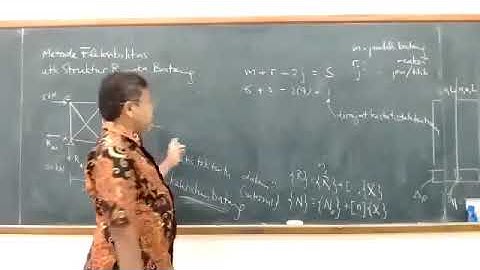 04-03 Metode Fleksibilitas untuk Struktur Rangka Batang: Kelebihan Batang