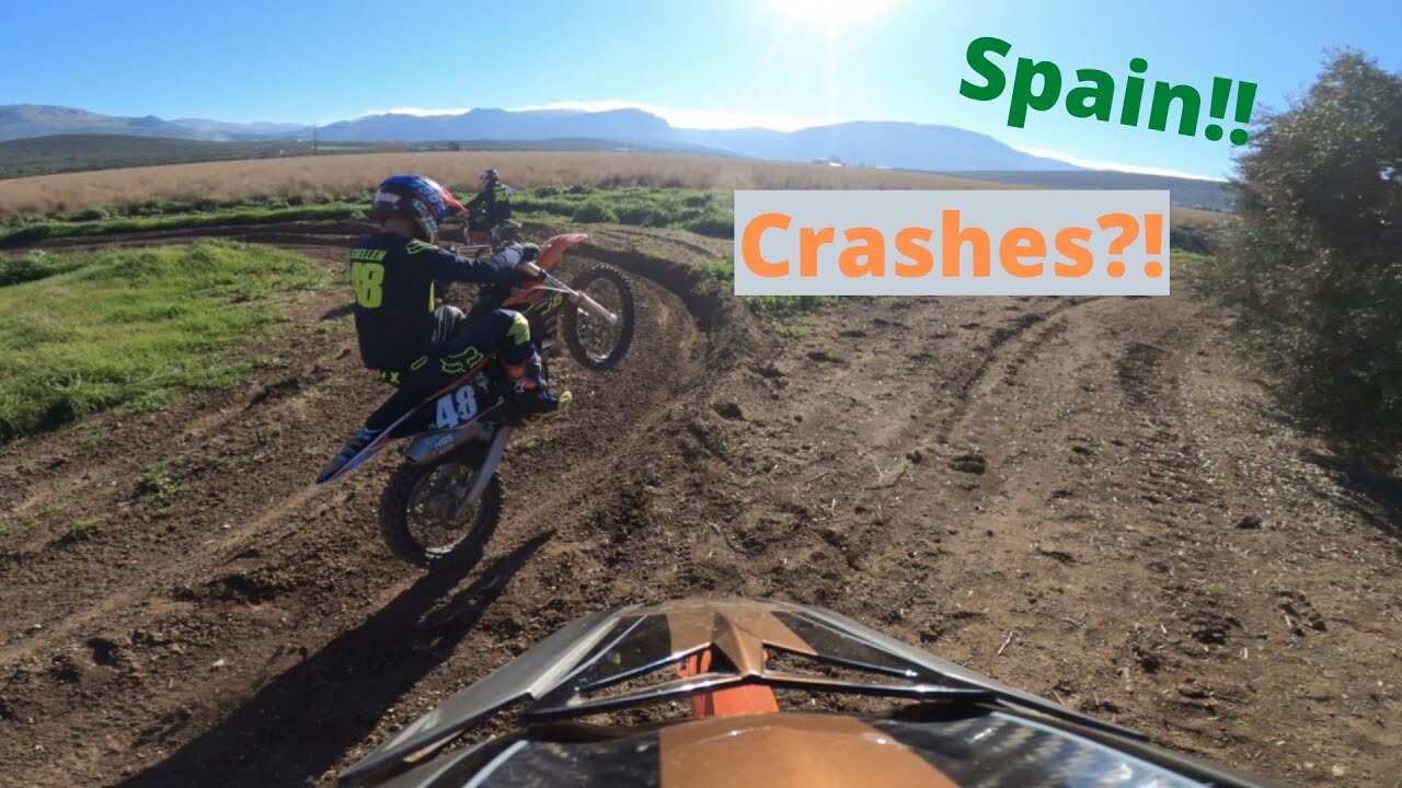 Spain Motocross Training ~ corners with John van den Berk ~ GoPro RAW