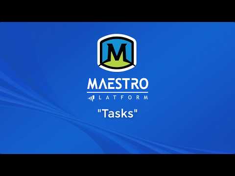 Maestro Portal - Tasks