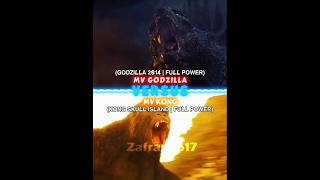 Godzilla (2014) Vs Kong (2017) #shorts #edit #vs #godzilla #godzilla2014 #kong #kongskullisland