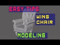 Wing Chair - 3D Modeling (Maya for Beginners/Intermediate)
