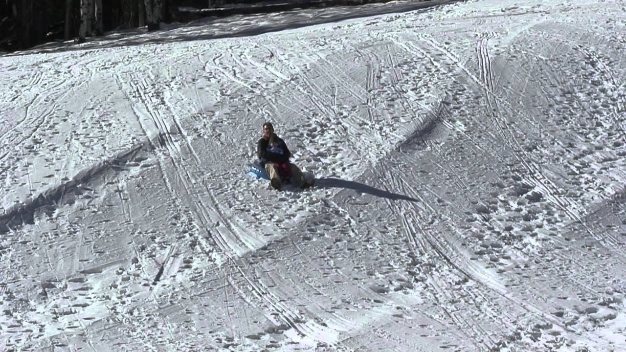 video editing software free Snow sliding at Sunrise Mountain, AZ
