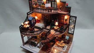 DIY Miniature  Dollhouse kit「Dream Building Pavilion M2132」ドールハウスキット「ドリームビルディングパビリオン」