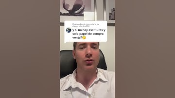 Que pasa si no tengo escritura y solo papel de compra venta?