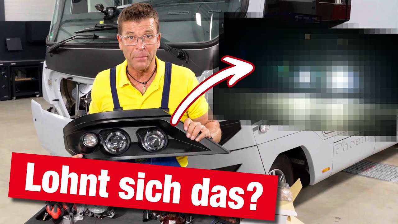 Von Halogen auf LED 🕯️💡 - Autodoktor Holger Parsch rüstet Wohnmobil-Scheinwerfer um! 😁