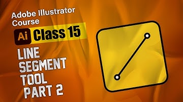 Adobe Illustrator Course - Line Segment Tool Part 2 - Class 15 in Urdu / Hindi