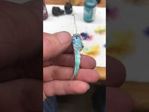 How To Use Alcohol Ink On Metal Jewelry
