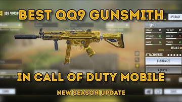 BEST QQ9 Gunsmith in CODM | ( Zero Recoil ) | Best SMG ???