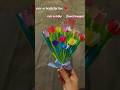 Diy tulip flower 🌷 bouquet ✨#craft anju yadav