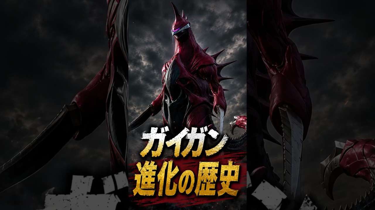 ガイガンの進化がヤバすぎる #shorts #ゴジラ #ガイガン