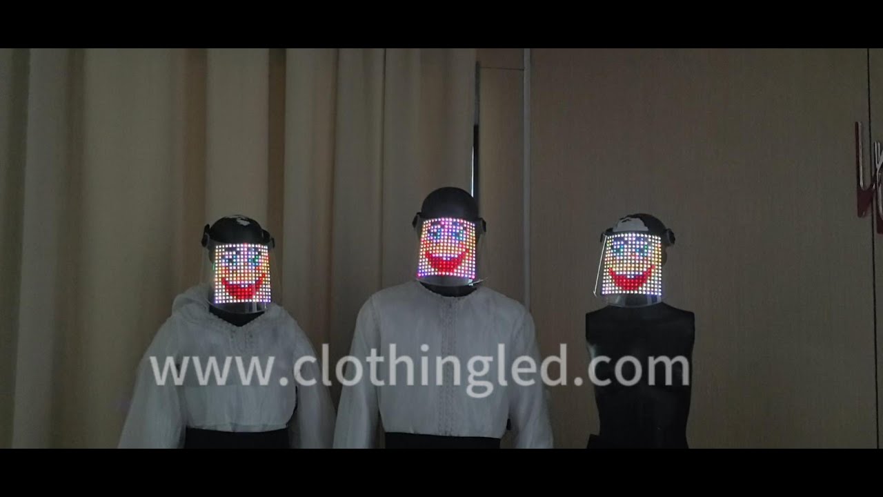 LED illuminated display dance costume