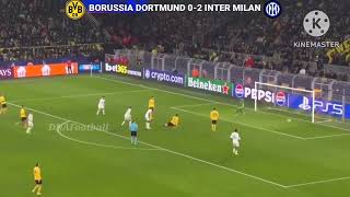 BORUSSIA DORTMUND VS INTER MILAN CHAMPION LEAGUE WEEK 8 2026 0:2