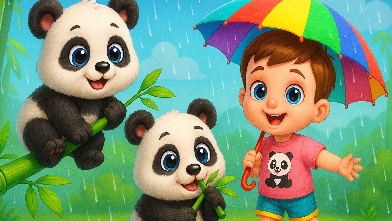 The Panda Song + Rain Rain Go Away | Kinderfun - Nursery Rhymes & Kids Songs