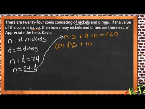 Solving Mixture Problems by Substitution: A Sample Application