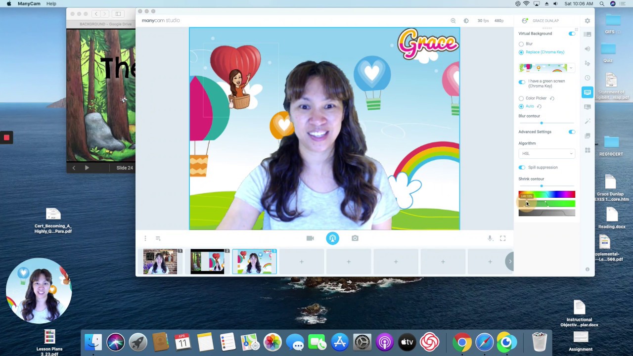 ManyCam 7 Greenscreen/Chroma Key Review