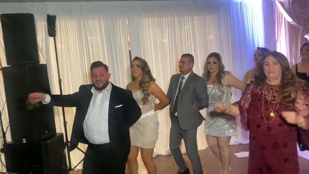 الجزء الثاني حفلة تلبيس محبس ابني راني كندو وخطيبته نرمين عوديش