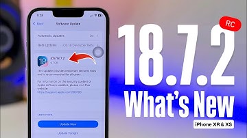 iOS 18.7.2 RC What’s New - iPhone XR & XS iOS 18.7.2 RC - Should You Update