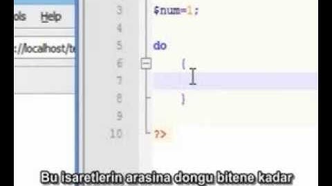 Php Eğitim Seti 8 - Do Döngüsü