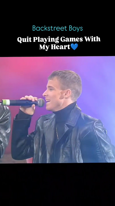 Backstreet Boys Performing 'Quit Playing Games With My Heart'💙 on Live Germany (1996)🎤✨ :)