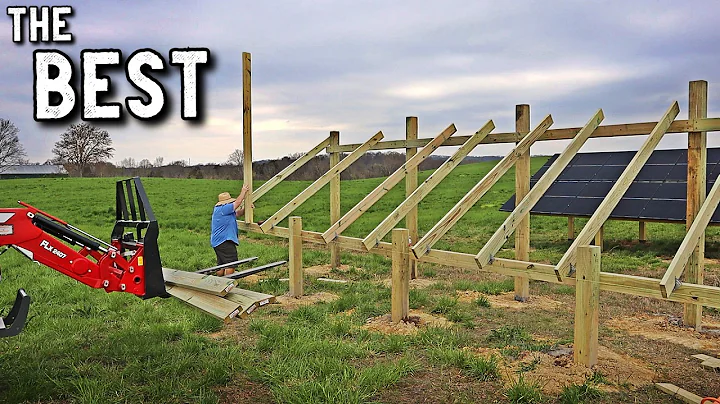 The Best DIY Solar Mount Design // DIY Ground Mount Solar Rack