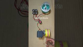 Powering A Dj Disco Light U0026 4 Buzzer With New Gear Motor Generator   Dc Motor dcmotor tech shorts