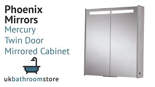 Phoenix Mirrors - Mercury Twin Door Mirrored Cabinet - MI032 screenshot 5