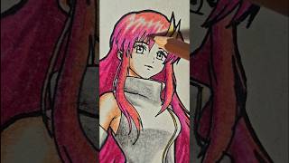 lacus Clyne Gundam seed drawing