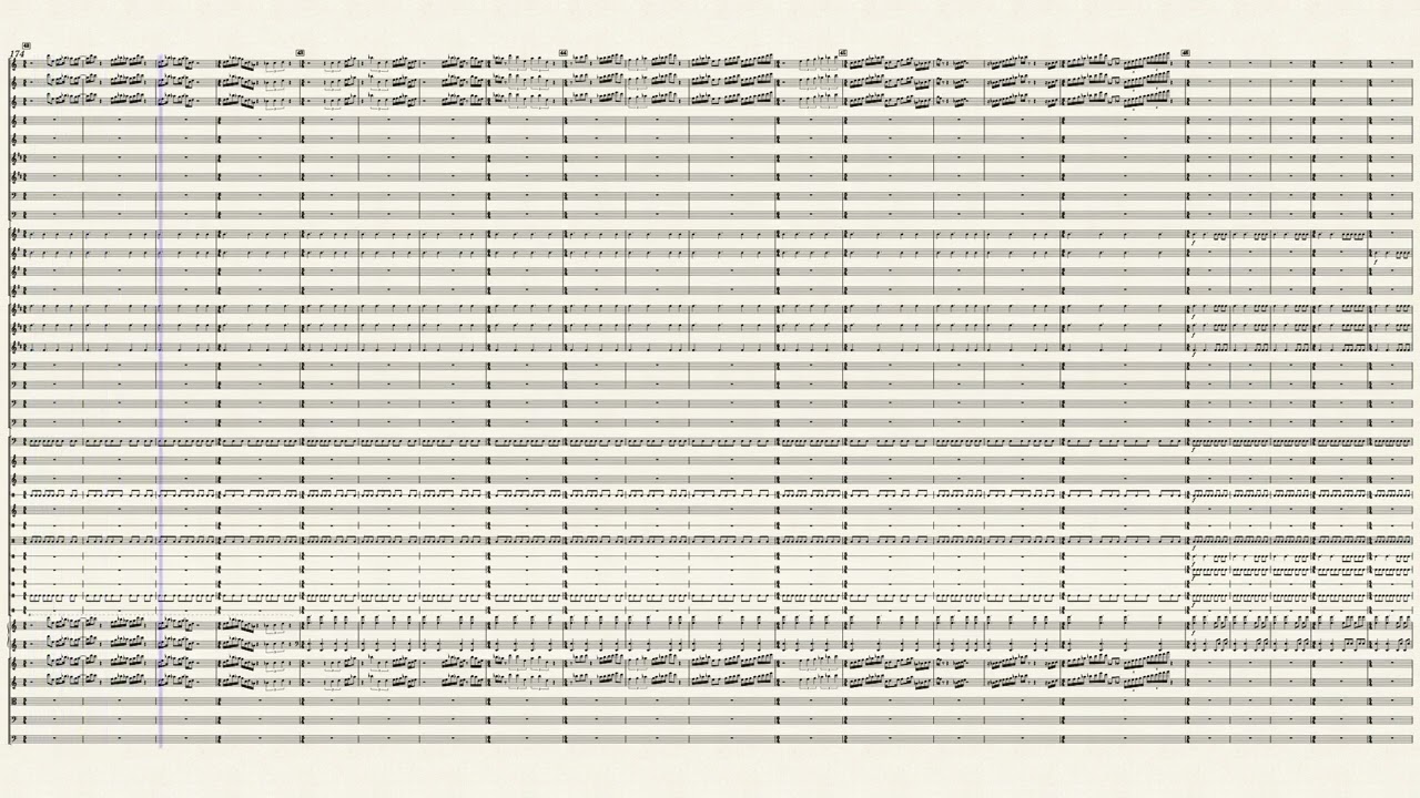 Philip Glass - The Canyon (full score)
