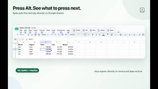 Spex – Excel-style Shortcuts for Google Sheets™