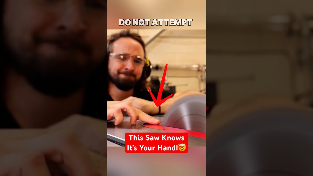 The Table Saw That Saves Your Hand in Milliseconds