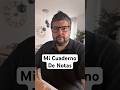 Mi Cuaderno de Notas #notas #bulletjournal #tdah # productividad