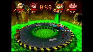 Toxic Dash - Gem - Crash Bash - 200% Playthrough (Part #65)