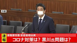 安倍首相出席 参院厚労委員会