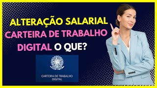 What does "Salary Change" mean in the Digital Work Card? screenshot 5