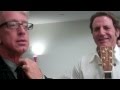 Frank Stallone backstage with Andy Dick