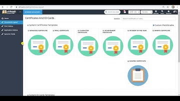 Certificate Generation Module in afriSAMS School ERP