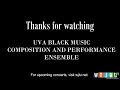 Uva black music composition and performance ensemble