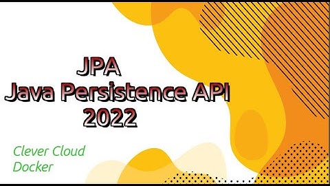 JAVA -  Persistence xml