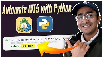 How to send BUY SELL orders to MT5 using Python 📈