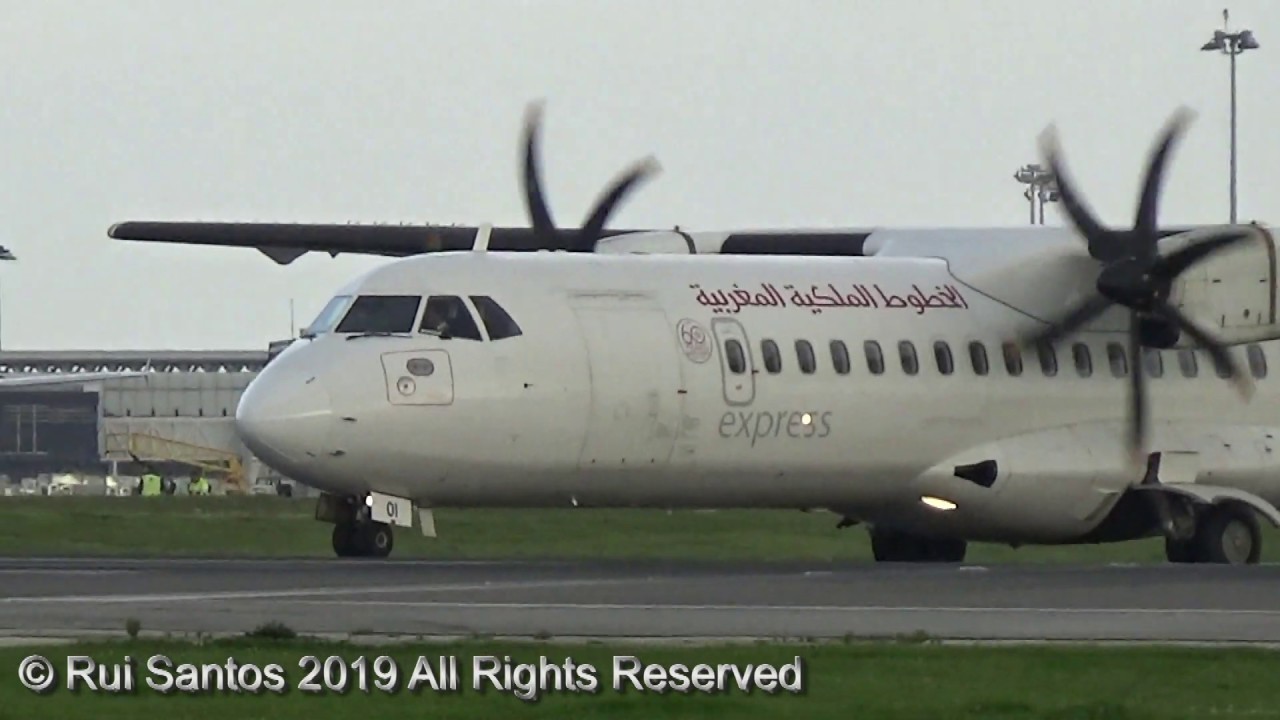 Atr Ram RAM Royal Air Maroc Express ATR 72-600 (72-212A) CN-COI (cn 1143) - YouTube