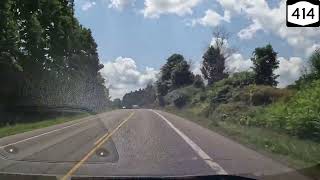 Watkins Glen NY to Corning NY